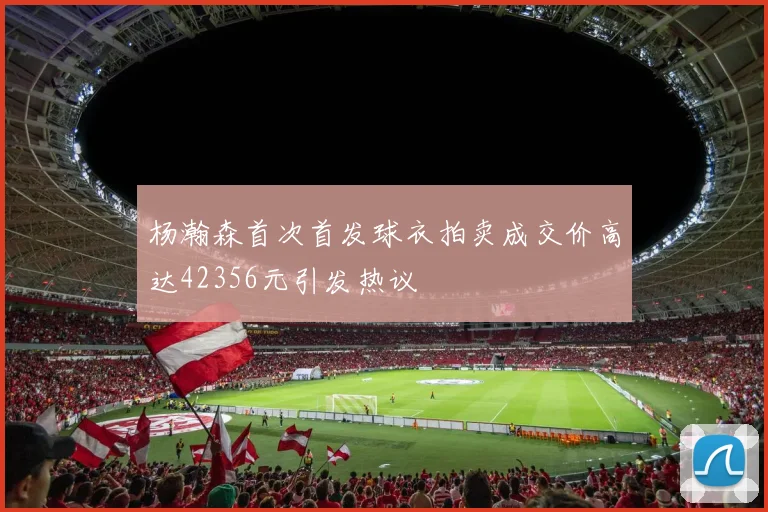 杨瀚森首次首发球衣拍卖成交价高达42356元引发热议